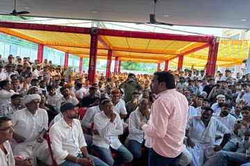 सांसद हनुमान बेनीवाल ने ​घर पर सभा को किया संबोधित, धारा 163 की ध​ज्जियां उड़ी