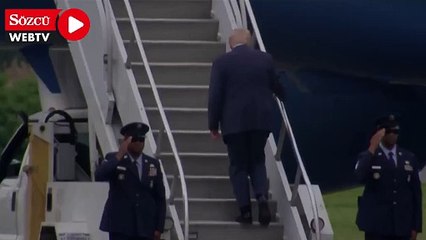 Trump zor dakikaları: Kameralara yansıdı