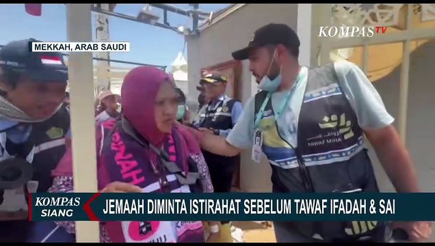 Selesaikan Rangkaian Puncak Haji di Armuzna, PPIH Imbau Jemaah Istirahat Sebelum Tawaf Ifadah & Sai