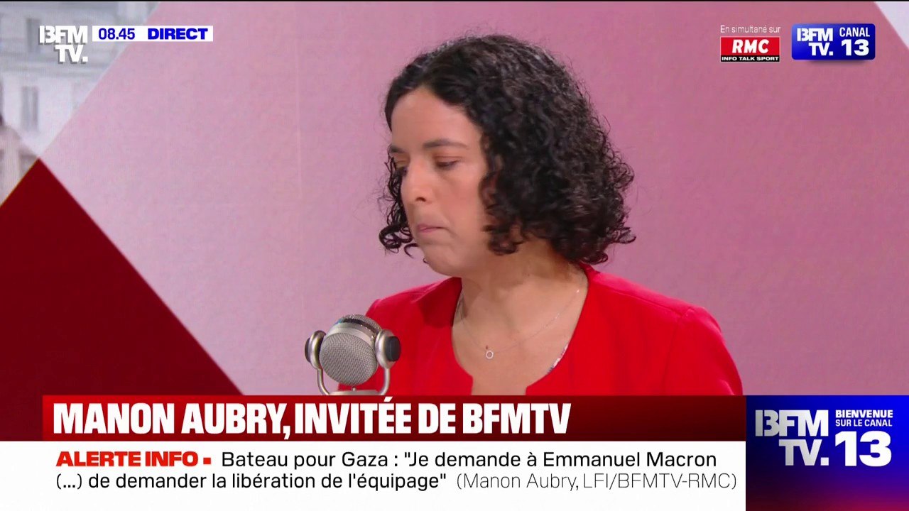 Insécurité: "On assiste à un concours Lépine entre Emmanuel Macron et Marine Le Pen", estime Manon Aubry (LFI)