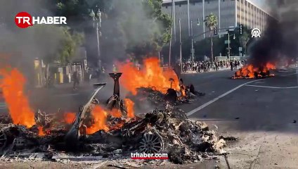 Los Angeles alev alev: Ulusal muhafızlar sokağa indi Trump yeni talimat verdi