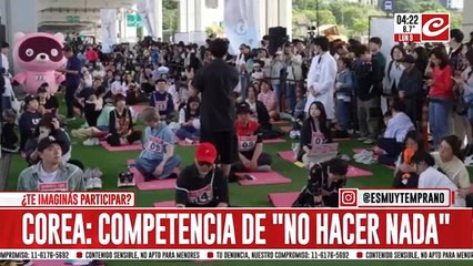 La extraña competencia en la que se elige al mejor haciendo nada