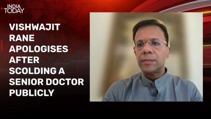 Goa Health Minister Vishwajit Rane issues apology for scolding a doctor publicly