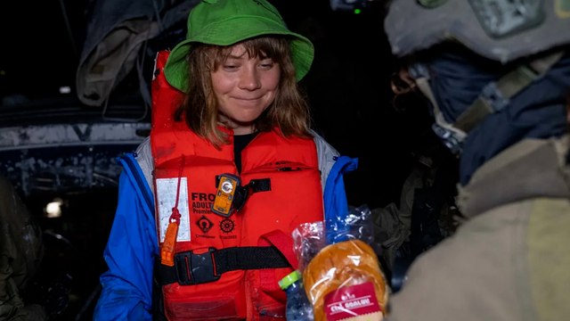 Israel intercepta el barco con la activista Greta Thunberg en su camino a la Franja de Gaza
