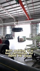 Butt Welding Technique for HDPE PE Pipes​