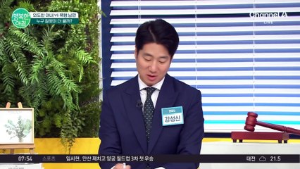 불륜 아내 VS 폭행 남편...이혼은 누구 책임일까?