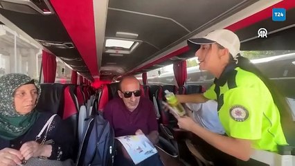 Büyük İstanbul Otogarı'nda bayram denetimleri devam ediyor