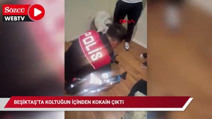 Beşiktaş’ta koltuğun içinden kokain çıktı; 'Evde silah var' dedi 5 kişi tutuklandı