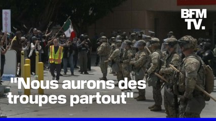 Nouvelle journée de tensions à Los Angeles après l'arrivée de la Garde nationale
