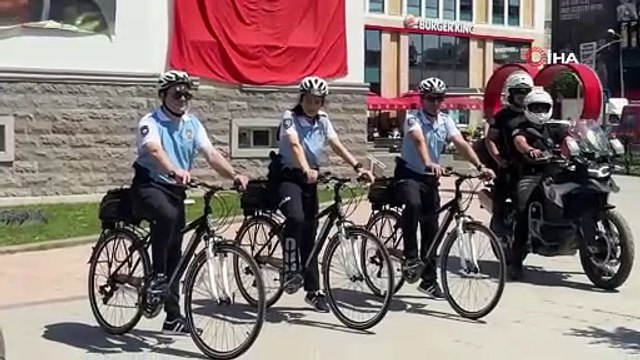 Yalova'da Bisikletli Polis Martı Timleri Göreve Başladı