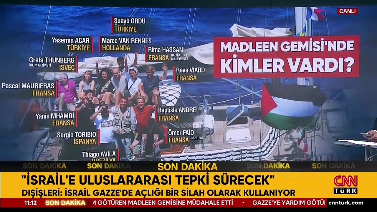 Madleen gemisinde kimler vardı? Fotoğrafta 2 Türk vatandaşı da var