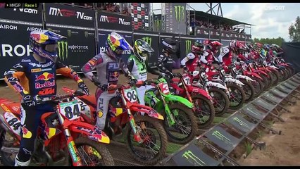 MXGP 2025 Round 11 in Latvia: Exciting Race 1 Highlights 🏁