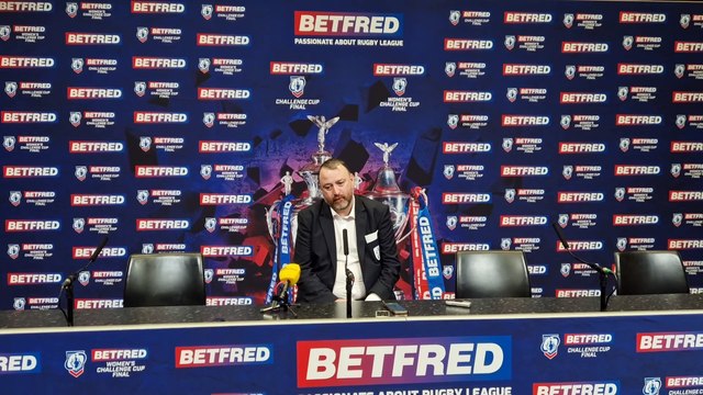 1895 Cup final: Featherstone Rovers coach Paul Cooke