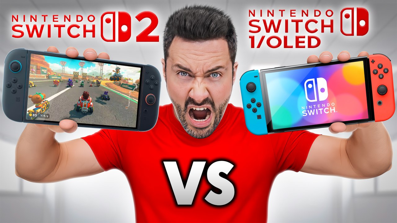 Nintendo Switch 2 vs Switch 1 vs OLED _ le gros comparatif ! (la vérité)