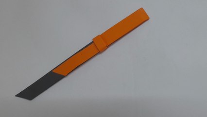How to Make a Paper Knife Version 2 | Easy Origami Weapon Craft