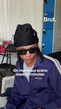 En backstage avec Favé à We Love Green