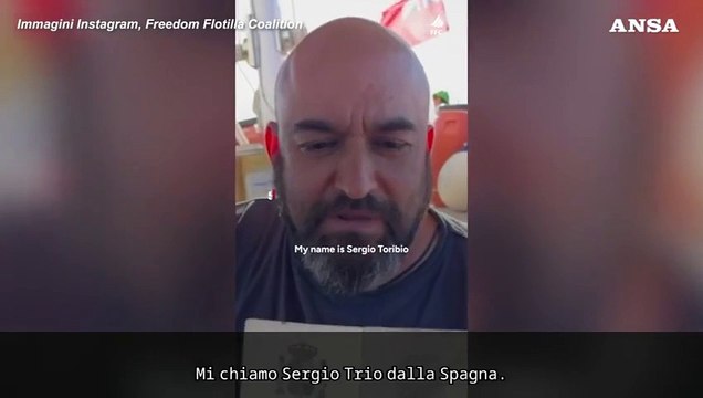 Freedom Flotilla, Sergio Toribio sulla nave Madleen fa appello a Madrid per la liberazione