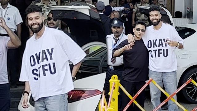 AP Dhillon The Indo-Canadian Rapper & Star Singer Anuv Jain Snapped Together At Mumbai Airport