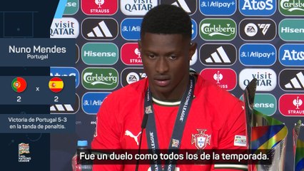 Nuno Mendes: "Conseguí anular a Lamine Yamal"
