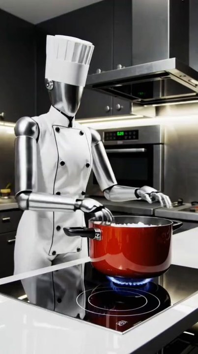 🤯 AI Chef Makes Tuna Rice Salad Before Your Eyes! 🤯🍚 | Digital Precision + Lightning Speed in the Future Kitchen.Tuna & rice with mind-blowing efficiency! A healthy recipe with a tech twist ⚡