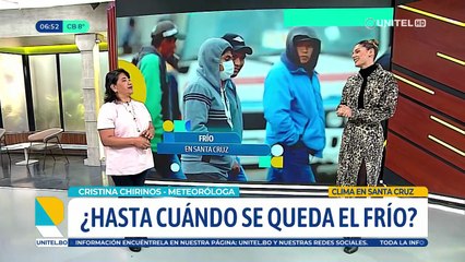 ​¿Hasta cuándo se queda el frío en Santa Cruz?