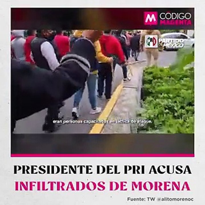 Alito Moreno acusa infiltrados de Morena en el PRI