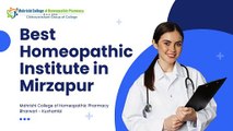 Best Homeopathic Institute in Mirzapur