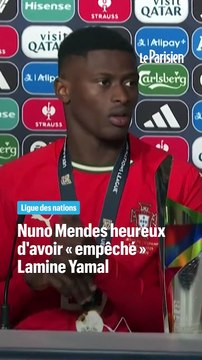 Mendes heureux d'avoir « empêché » Yamal