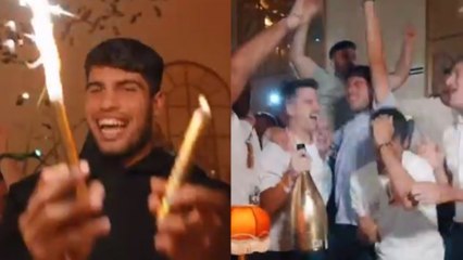 La fiesta de Alcaraz desde dentro