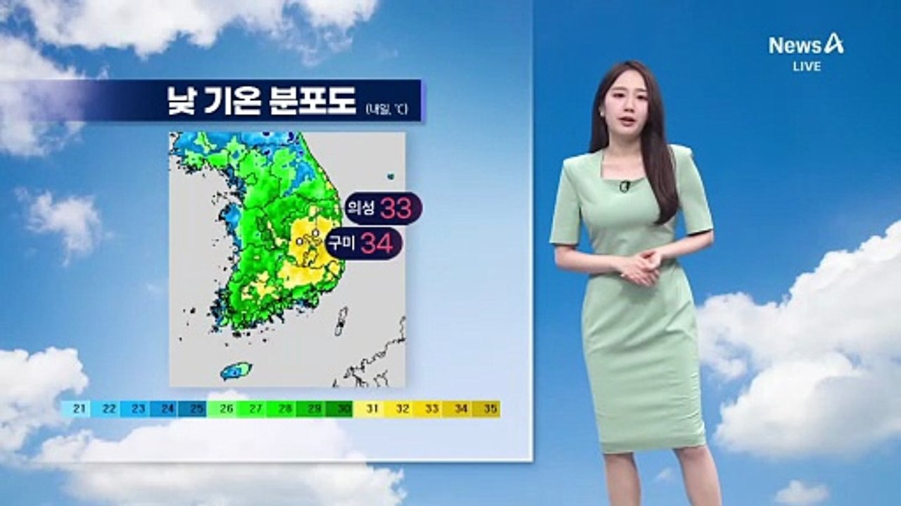 [날씨]‘대구 33도’ 내륙 불볕더위