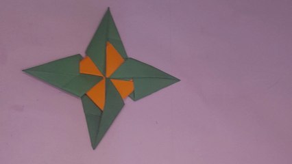 How to Make a Paper Ninja Star (Version 3) | Easy Origami Shuriken