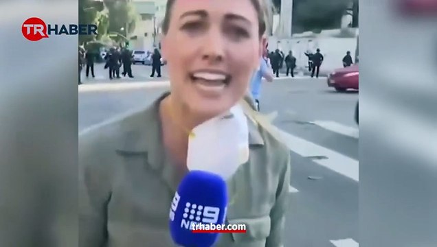 Los Angeles protestolarında akıl almaz olay! ABD polisi haber yapan gazeteciye ateş açtı: Olay kamera kayıttayken yaşandı!