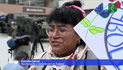 Guardia Nacional llega a Los Ángeles para reprimir protestas contra redadas