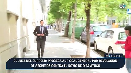 El juez del Supremo procesa al fiscal general por revelación de secretos contra el novio de Díaz Ayuso