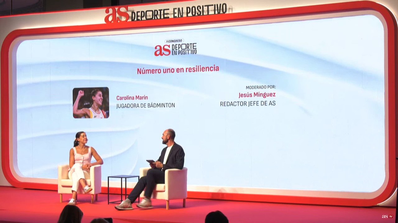 CAROLINA MARÍN: 'NÚMERO UNO EN RESILIENCIA' en el II CONGRESO de AS DEPORTE EN POSITIVO