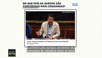 Verificação de factos: em que países da Europa é concedido o maior número de cidadanias?