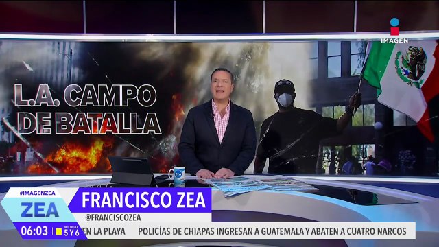 Redadas migratorias desatan protestas y enfrentamientos en Los Ángeles, California