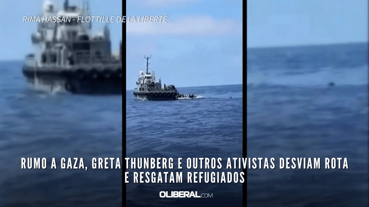 Rumo a Gaza, Greta Thunberg e outros ativistas desviam rota e resgatam refugiados