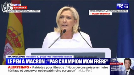 Marine Le Pen estime que "la Hongrie est un modèle de résistance historique à l'oppression"