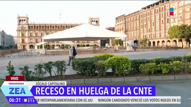 La CNTE retira plantón del Zócalo CDMX y levanta huelga nacional