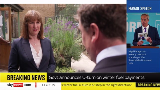Winter fuel payments to go to 7.5 million more pensioners after major U-turn, Rachel Reeves announces
