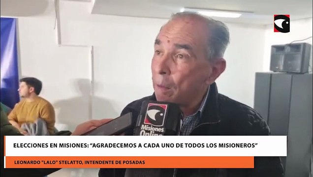Elecciones en Misiones “Agradecemos a cada uno de todos los misioneros”
