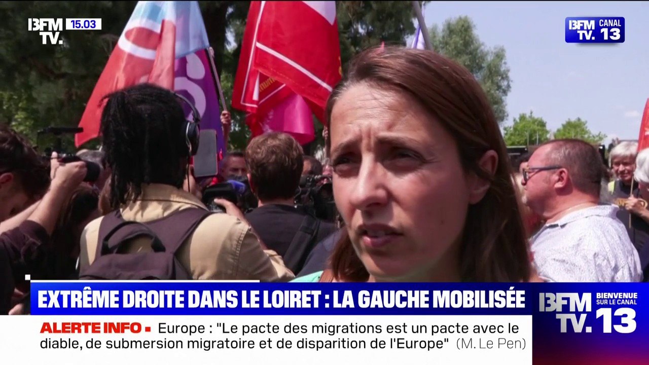 "Fête de la victoire" dans le Loiret: "Il n'y a aucun territoire que nous laissons à l'extrême droite", affirme Sophie Binet (CGT)