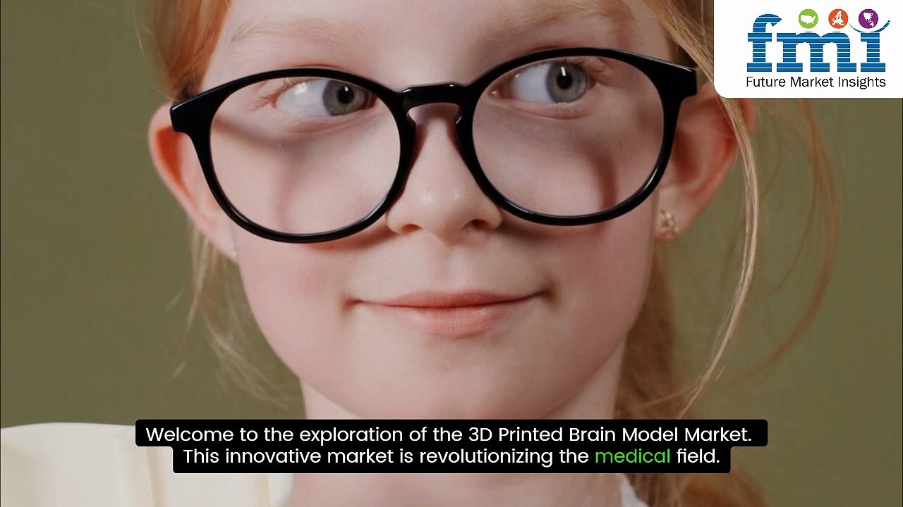 3D Printed Brain Model Market ‑ Made with FlexClip