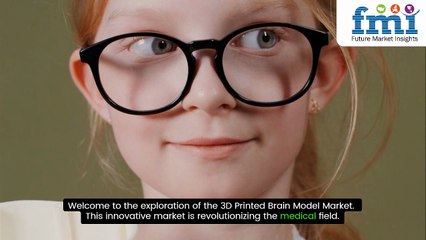 3D Printed Brain Model Market ‑ Made with FlexClip