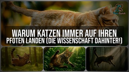 Warum Katzen immer auf ihren Pfoten landen - Das mysteriöse Geheimnis enthüllt!