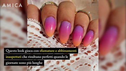 Tendenze unghie che non tramontano mai: sunset manicure