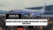 Boeing plane back in china for delivery as trade war eases