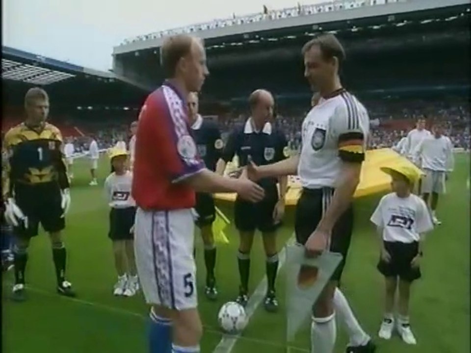 1996 UEFA European Football Championship Germany v Czech Republic 9 June 1996 BBC