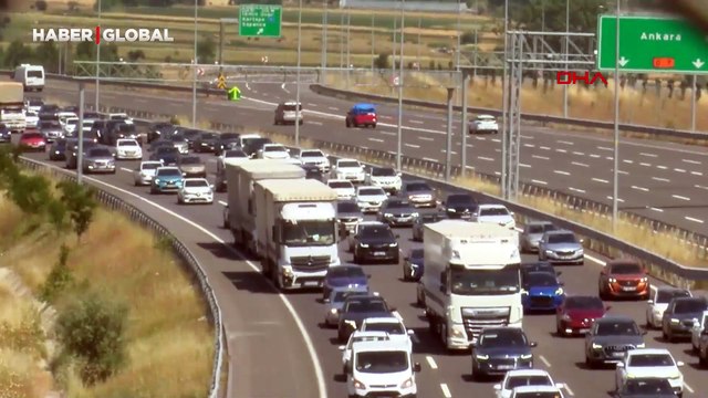 Kuzey Marmara Otoyolu İzmit geçişinde yoğunluk